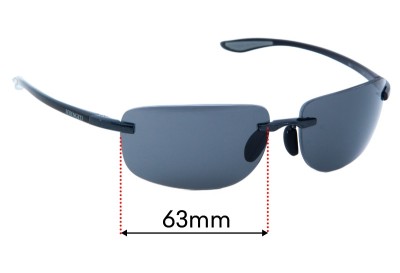 Sunglass Fix Replacement Lenses for Serengeti Rotolare - 63mm Wide 
