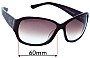 Sunglass Fix Replacement Lenses for Smith Fixture - 60mm Wide 
