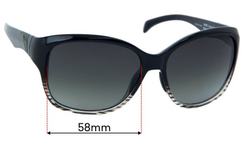 Smith Jetset  Replacement Lenses 58mm wide 