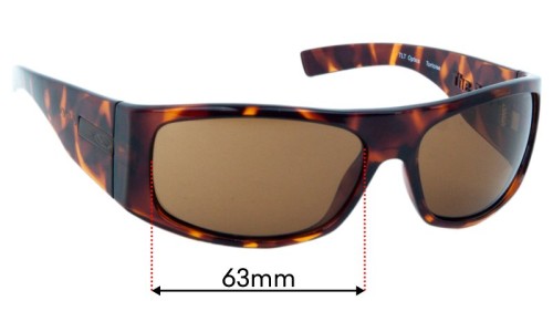 Smith The Don Replacement Sunglass Lenses 63mm 