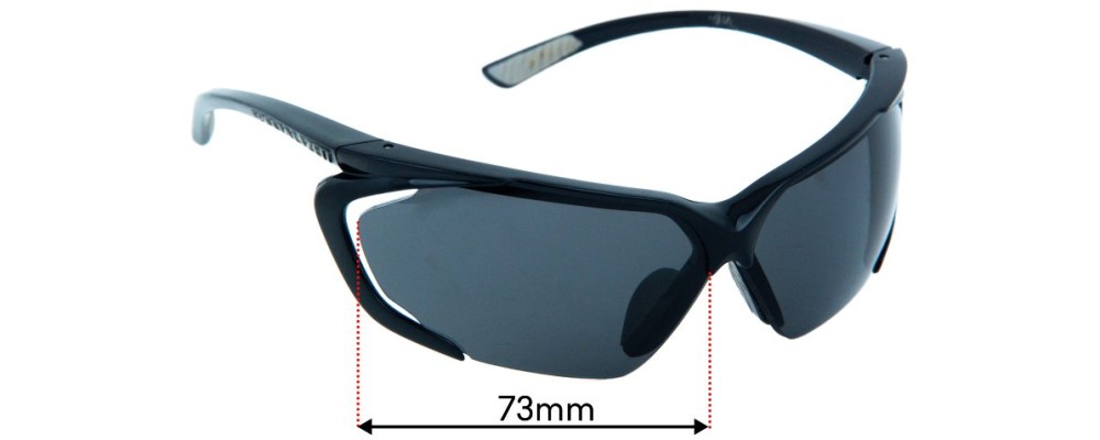 Sunglass Fix Replacement Lenses for Specialized Tarzo - 73mm Wide