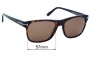 Sunglass Fix Replacement Lenses for Tom Ford Giulio TF698 - 57mm Wide 