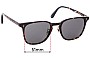 Sunglass Fix Lentes de Repuesto para Toms  Emerson - 51mm Wide 