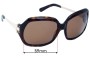 Sunglass Fix Replacement Lenses for Tory Burch TY 7009 - 59mm Wide 
