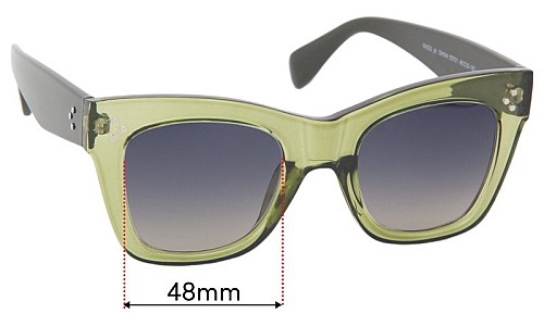 AJ Morgan 53731 Replacement Sunglass Lenses - 48mm  