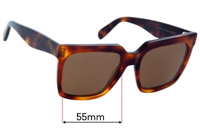 Celine CL 40055I Replacement Lenses 55mm wide 