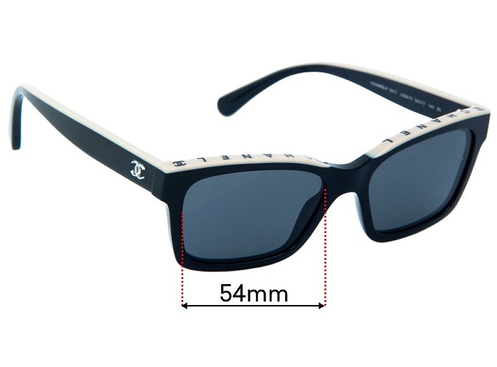 Chanel 5417 54mm Replacement Lenses by Sunglass Fix™