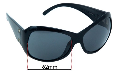 Electric Mayday Replacement Sunglass Lenses - 62mm wide 