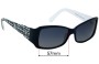 Sunglass Fix Replacement Lenses for Givenchy SGV567 - 57mm Wide 