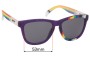 Sunglass Fix Replacement Lenses for Goodr The Gangs All Queer - 53mm Wide 