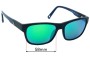 Sunglass Fix Replacement Lenses for Nautica N6208S - 58mm Wide 