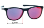 Sunglass Fix Verres de Remplacement pour Oakley Trillbe X OO9340 - 52mm Wide 