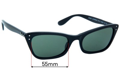 Ray Ban RB2299 Lady Burbank Replacement Lenses 55mm wide 