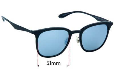Ray Ban RB4278 Replacement Lenses 51mm wide 