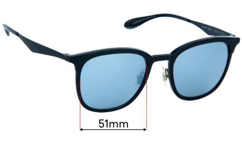 Ray Ban RB4278 Replacement Lenses 51mm wide 