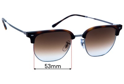 Ray Ban RB4416 New Clubmaster Replacement Lenses 53mm wide 