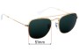 Sunglass Fix Replacement Lenses for Ray Ban RB3557 - 51mm Wide 