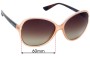 Sunglass Fix Lentes de Repuesto para Sunglass Hut HU 2001 - 60mm Wide 