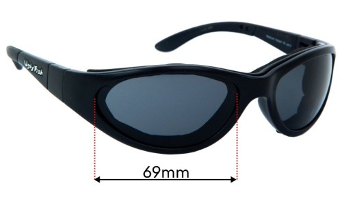 Ugly Fish PE/SUN 261 Replacement Sunglass Lenses - 69mm 