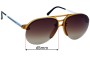 Sunglass Fix Replacement Lenses for Carrera Mod 5560 - 65mm Wide 