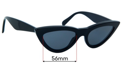 Celine CL 4019IN Replacement Sunglass Lenses - 56mm 