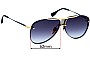 Sunglass Fix Replacement Lenses for Dita Decade Two - 62mm Wide 