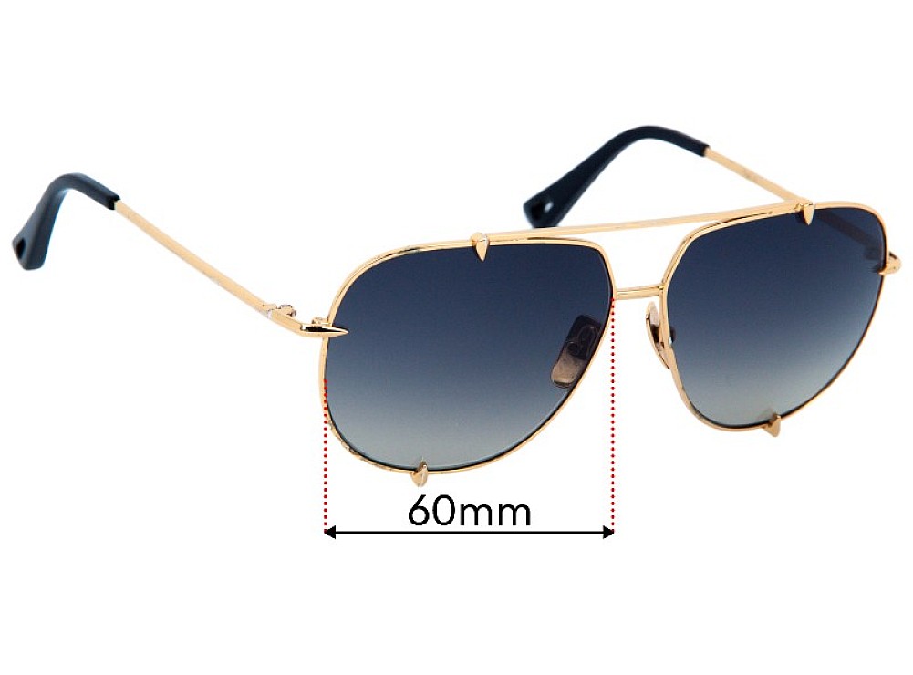 Sunglass Fix Replacement Lenses for Dita Talon - 60mm Wide Sunglass Fix Replacement Lenses for Dita Talon - 60mm Wide