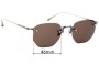 Sunglass Fix Replacement Lenses for Matsuda M3104 - 46mm Wide 