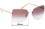 Sunglass Fix Replacement Lenses for Michael Kors MK1057 Aurelia - 60mm Wide 