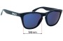 Sunglass Fix Replacement Lenses for Oakley Frogskins Custom - 54mm Wide 
