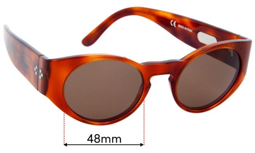 P. Johnson  A.S.O Replacement Sunglass Lenses - 48mm 