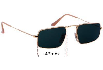 Ray Ban RB3957 Julie Replacement Lenses 49mm wide 
