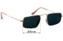 Sunglass Fix Replacement Lenses for Ray Ban RB3957 Julie - 49mm Wide 