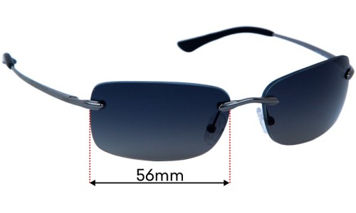 Ray Ban RB3249 Replacement Sunglass Lenses - 56mm 