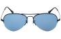 Ray Ban RB6589 Aviator Gaze Replacement Sunglass Lenses - Front View 
