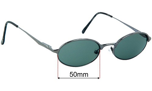 Sunglass Fix Replacement Lenses for Ray Ban BL W2192 - 50mm 