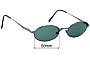 Sunglass Fix Replacement Lenses for Ray Ban B&L W3097 - 50mm Wide 