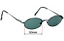 Sunglass Fix Lentes de Repuesto para Ray-Ban B&L W3097 - 50mm Wide 