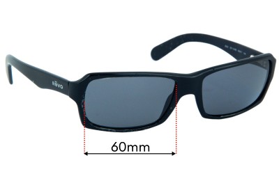 Revo 2022 Replacement Lenses 60mm wide 