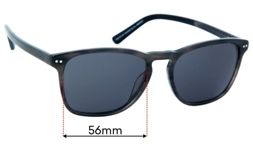 Specsavers Monkfish Sun Rx Replacement Sunglass Lenses -  