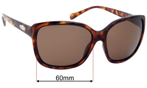 Sunglass Fix Replacement Lenses for Suncloud Cayenne - 60mm Wide 
