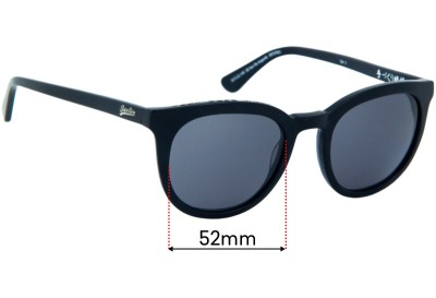 Superdry SD Sun Rx Augusta Replacement Lenses 52mm wide 