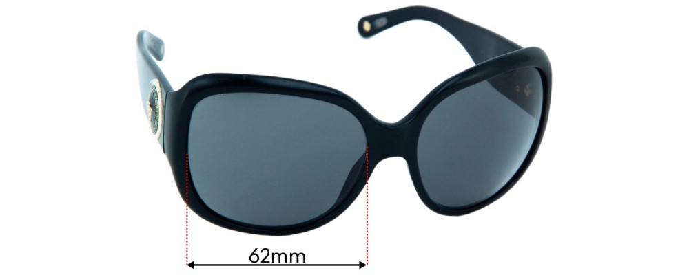 Sunglass Fix Replacement Lenses for Versace MOD 4243 - 62mm Wide