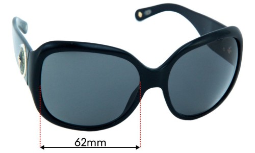Sunglass Fix Replacement Lenses for Versace MOD 4243 - 62mm Wide 