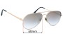 Sunglass Fix Replacement Lenses for Vuarnet 4036 PM - 60mm Wide 