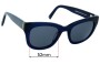 Sunglass Fix Lentes de Repuesto para Warby Parker Gemma - 52mm Wide 