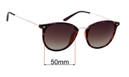 Carolina Lemke CL1623-2 Sadmer Replacement Sunglass Lenses 