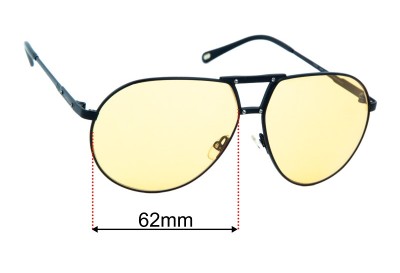 Carrera Turbo Replacement Lenses 62mm wide 