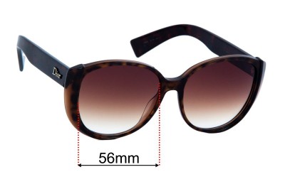 Christian Dior Summerset 1 Replacement Lenses 56mm wide 