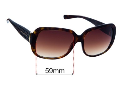 Dolce & Gabbana DG4115 Replacement Lenses 59mm wide 